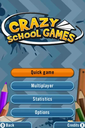 Crazy School Games (Europe) (En,Fr,De,Es,It) screen shot title